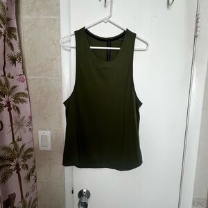 Olive Green Sleeveless Top